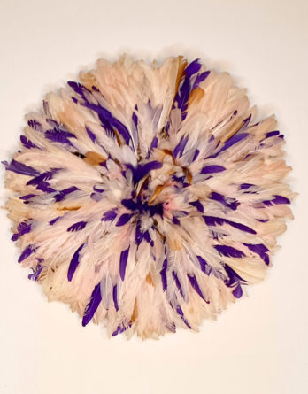 Juju Hat 55cm Multicolore Blanc Violet Rose Beige